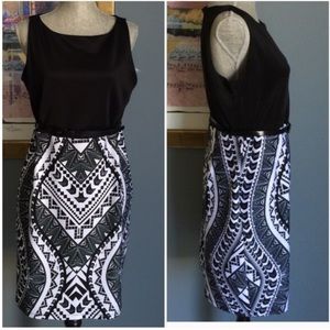 RM LL Belted Scuba Dress